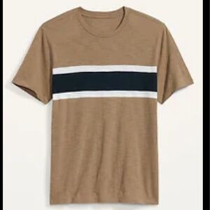 Old Navy Soft Washed Chest-Striped Crewneck T-Shirt